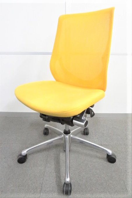 【中古】ゼファー（メッシュ）   オカムラ（okamura） 肘無ハイバックチェア
