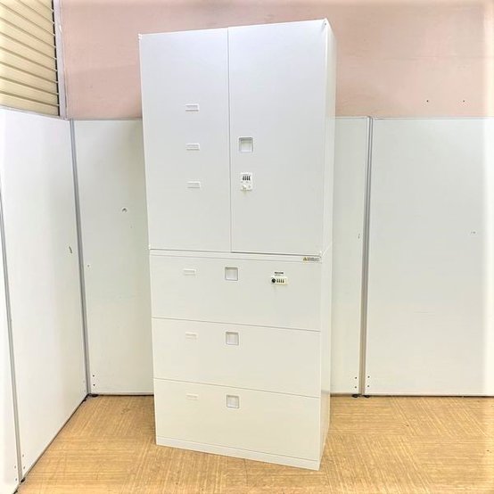 【中古】レクトライン   オカムラ（okamura） ハイキャビネット／その他