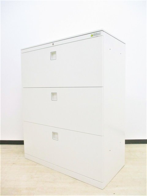 【中古】レクトライン   オカムラ（okamura） ローキャビネット／ラテラル