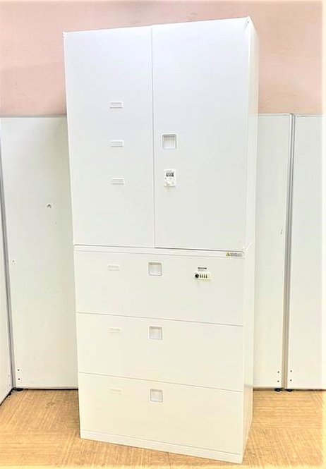 【中古】レクトライン   オカムラ（okamura） ハイキャビネット／その他