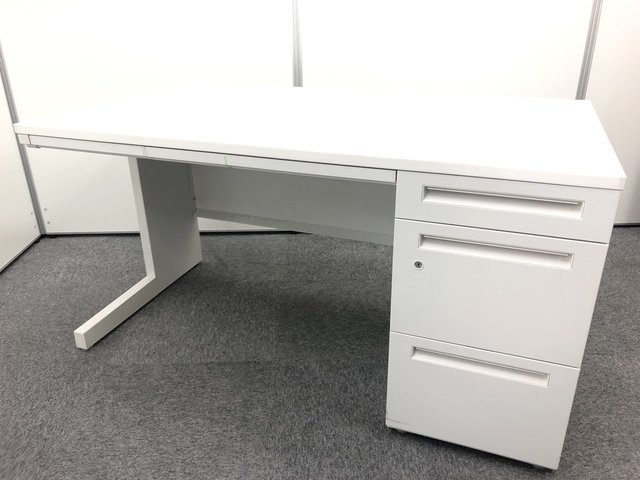 【中古】スカエナ デスク  5-110-6640 ウチダ（UCHIDA) 片袖机