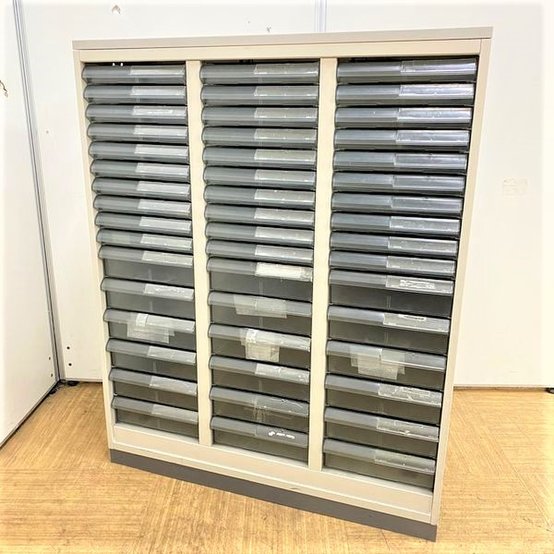 【中古】ビジネスウォールNタイプ  BWN-PA359F1 コクヨ（KOKUYO） ローキャビネット／クリスタルトレー