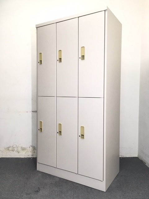 【中古】多人数用ロッカー  イトーキ（ITOKI） 6人用更衣ロッカー