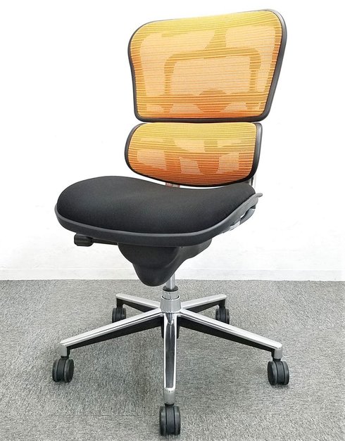 【中古】Ergohuman (エルゴヒューマン) メッシュチェア   Ergohuman（エルゴヒューマン） 肘無ハイバックチェア
