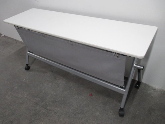 在庫入れ替えセール！【定価約8万円】　幕板付きサイドスタックテーブル！　ミーティング　会議　収納　入替　起業　