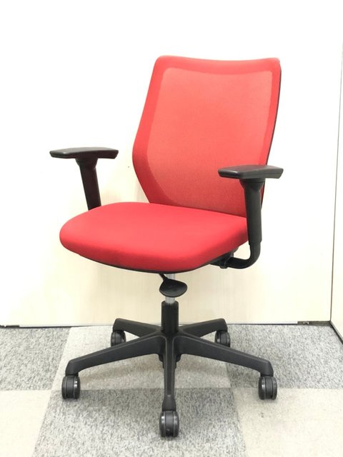 【中古】CG-M   オカムラ（okamura） 肘付ローバックチェア