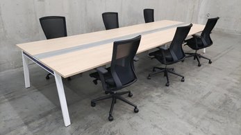 オカムラ最新デスクセット！【倉庫在庫品】今が入替のチャンス！大量在庫！レイアウト無料作成します！なんでもご相談ください！ブルーエンブレム