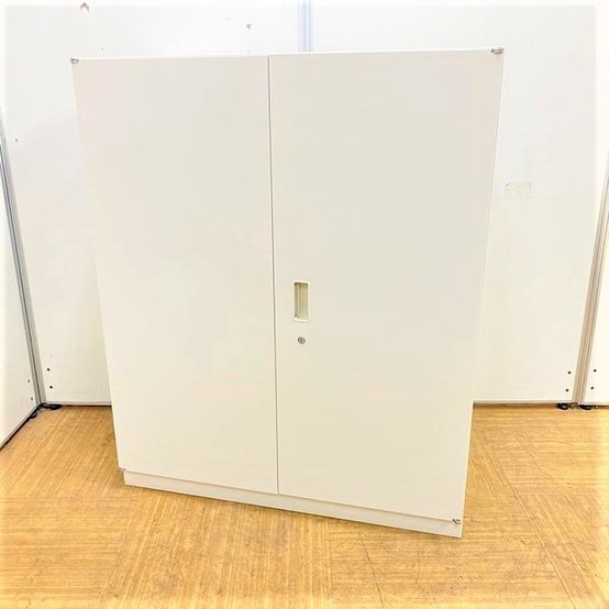 【中古】シンライン  HTM-109HSS-W9 イトーキ（ITOKI） ローキャビネット／両開き