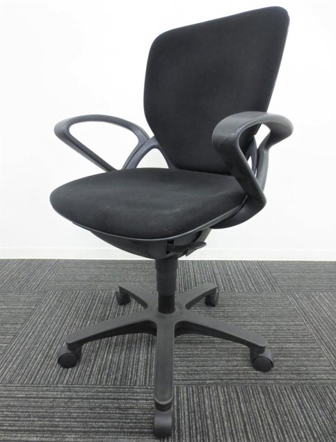 【中古】プレーゴ  KZ-435GA-T2T1 イトーキ（ITOKI） 肘付ハイバックチェア