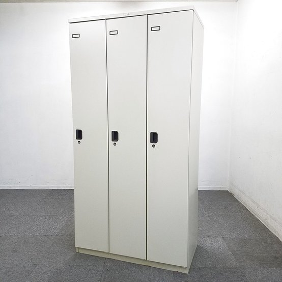 【中古】73-L 73-L ライオン 3人用更衣ロッカー