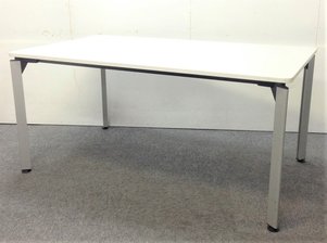 【スタイリッシュなデザイン！】■イトーキ製　ミーティングテーブル　W1500×D900mm　ホワイト