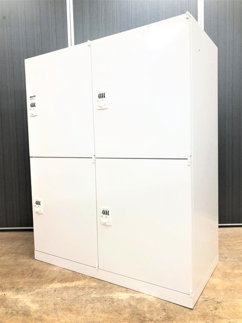 【中古】レクトライン  4B388X ZA75 オカムラ（okamura） 4人用更衣ロッカー