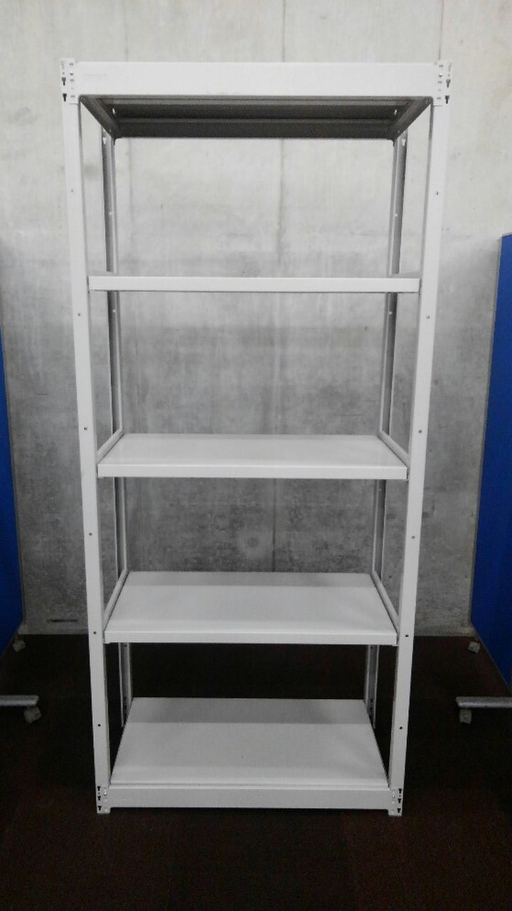 イトーキの軽量ラックが久しぶりに16台 入荷致しました。①　注)呼称W900/D450　実寸W940/D470　天地5段　耐荷重：段/150kg　ボルトレスなので組立も簡単！ 
※マテハン本舗の中古商品は、千葉県柏市に在庫がございます。
                        不明
                                    中古
            