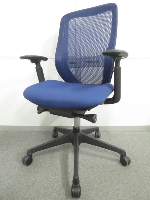 【中古】シルフィー（クッション）   オカムラ（okamura） 肘付ハイバックチェア