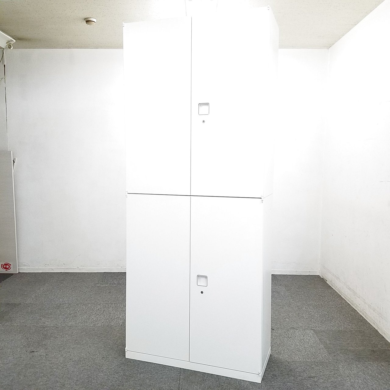 【6台入荷！】｜上下書庫セット｜キャビネット｜セパレート｜ホワイト｜大容量！
                        レクトライン 
                                    中古
            