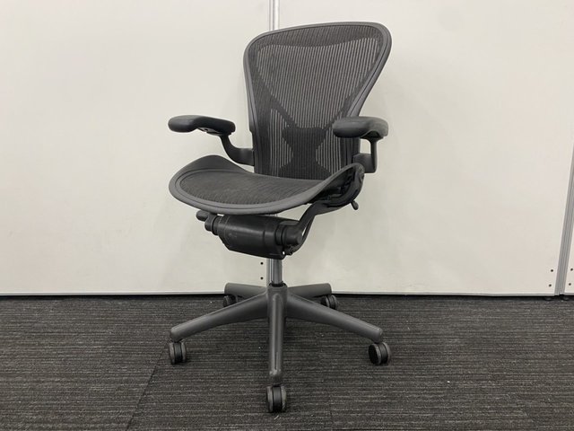 【Bライトタイプ】即売必須チェア！アーロンチェア/ポスチャーフィット/Bタイプ/固定肘/ライト