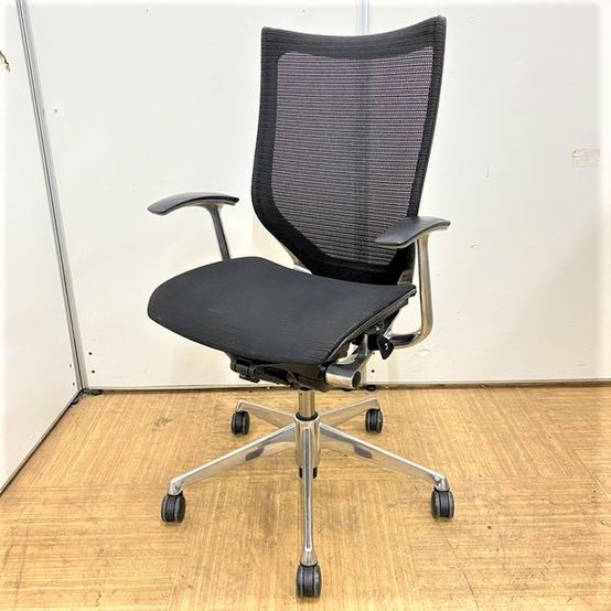 【中古】バロン  CP45AR　FDH1 オカムラ（okamura） 肘付ハイバックチェア