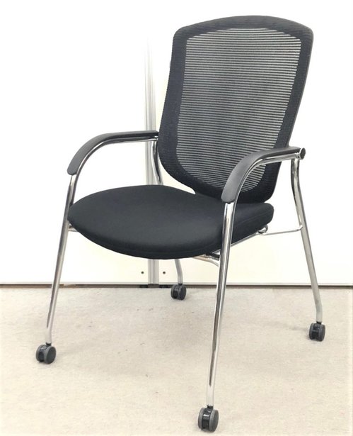 【中古】コンテッサ  CM76AB FBH1 オカムラ（okamura） ミーティングチェア