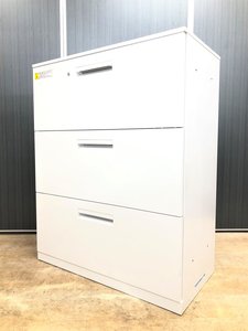【4台入荷】天板付きのラテラルキャビネット！間仕切りとしてもオススメ【中古】【オフィス家具】【東京】【大阪】【愛知】【岐阜】【長野】【滋賀】
