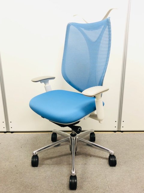 【中古】サブリナ   オカムラ（okamura） 肘付ハイバックチェア