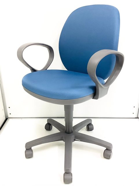 【中古】メディックス HCRS-G610KB3N コクヨ（KOKUYO） 肘付ローバックチェア