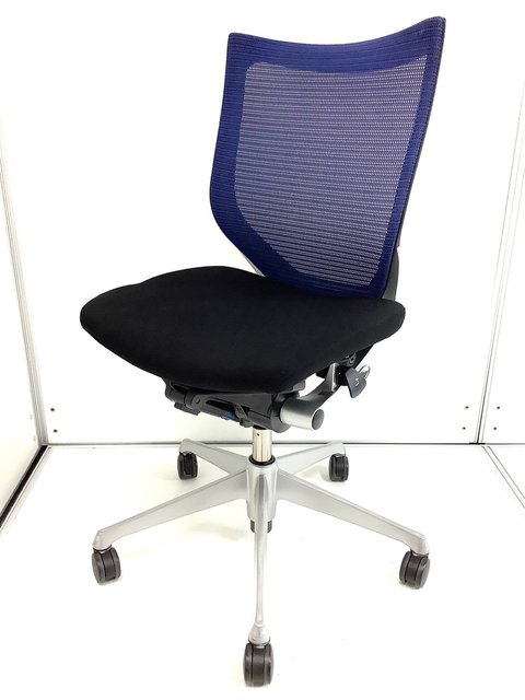 【中古】バロン  CP33DR 7857 オカムラ（okamura） 肘無ローバックチェア