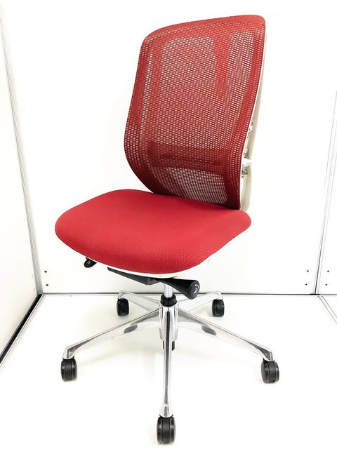 【中古】シルフィー（メッシュ）  C636BZ-FMP9 オカムラ（okamura） 肘無ハイバックチェア
