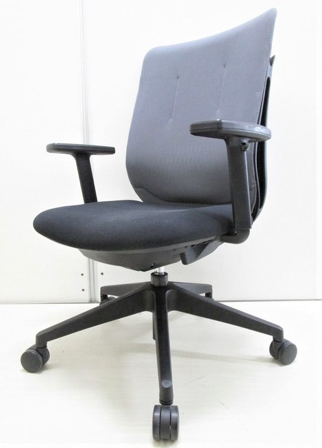 【中古】AJ（エージェイ）  AJA-320BT-PA　5-347-3211 ウチダ（UCHIDA) 肘付ハイバックチェア