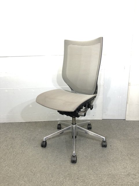 【中古】バロン   オカムラ（okamura） 肘無ハイバックチェア