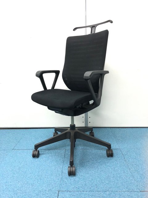 【中古】エピオス   イトーキ（ITOKI） 肘付ハイバックチェア