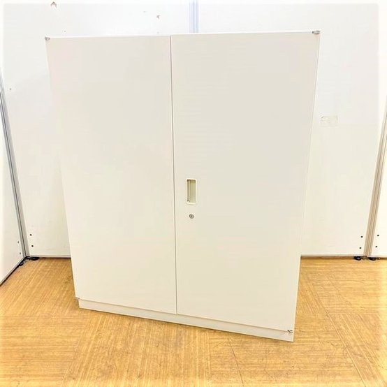 【中古】シンライン  HTM-109HSS-W9 イトーキ（ITOKI） ローキャビネット／両開き