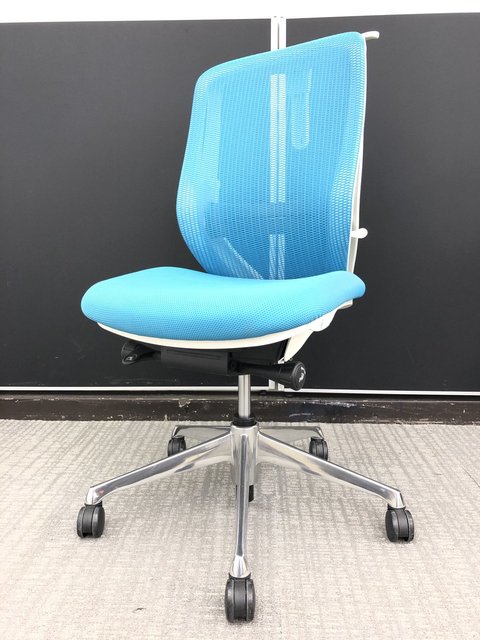 【中古】シルフィー（クッション）   オカムラ（okamura） 肘無ハイバックチェア