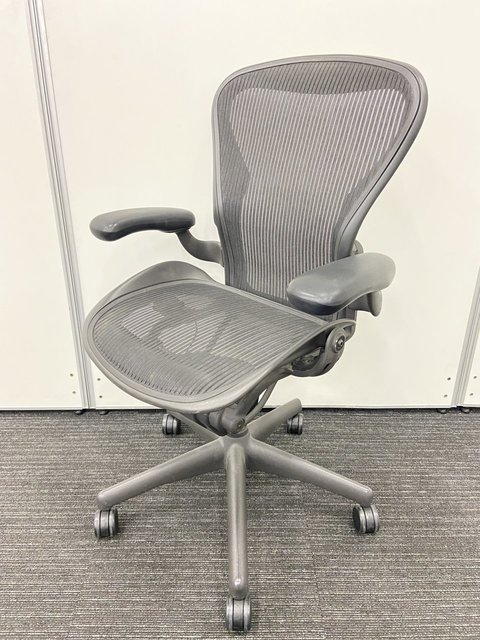 【中古】アーロンチェア   Herman Miller（ハーマンミラー） 肘付ハイバックチェア