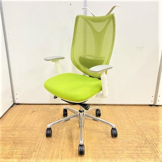 【中古】サブリナ   オカムラ（okamura） 肘付ハイバックチェア