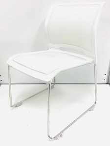 大人気／定番／メッシュ構造／ステンレス脚　◆KOKUYO／コクヨ　◆Caravel／カラベル　※ホワイト