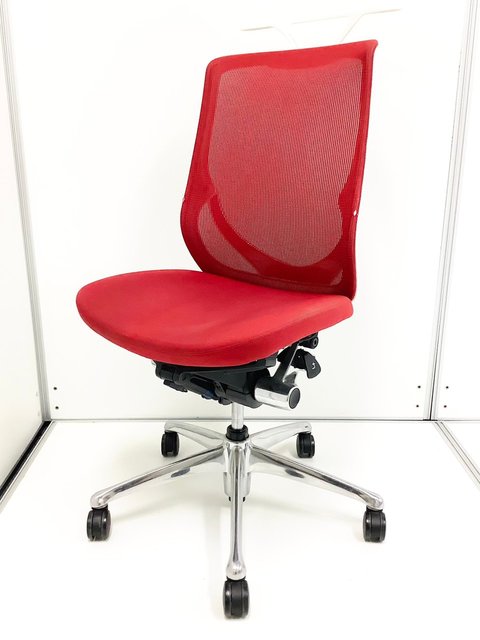 【中古】ゼファー（メッシュ）  CY36GT オカムラ（okamura） 肘無ハイバックチェア