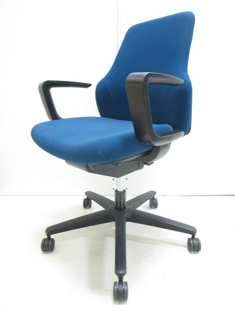 【中古】グーフォ  CR-G2701 コクヨ（KOKUYO） 肘付ローバックチェア