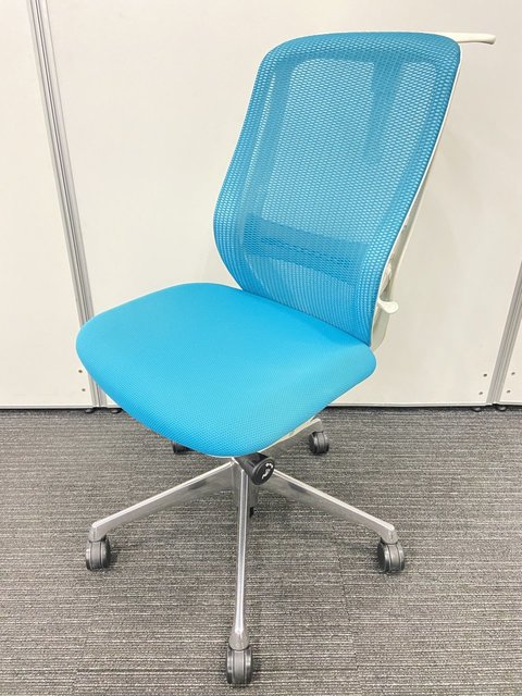 【中古】シルフィー（クッション）   オカムラ（okamura） 肘無ハイバックチェア