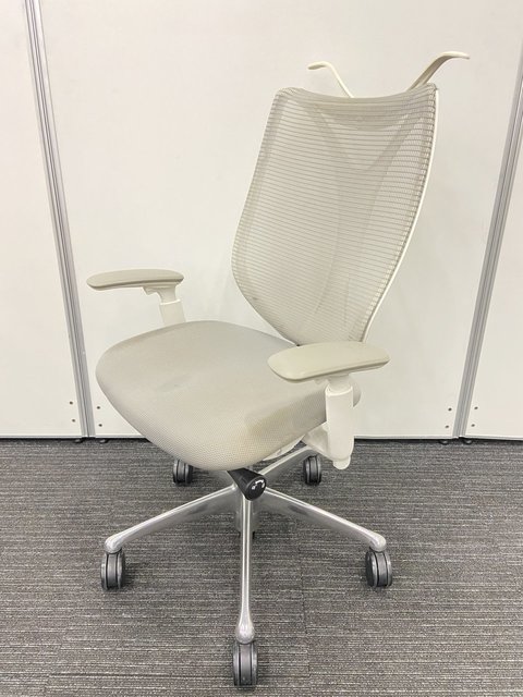 【中古】サブリナ   オカムラ（okamura） 肘付ハイバックチェア