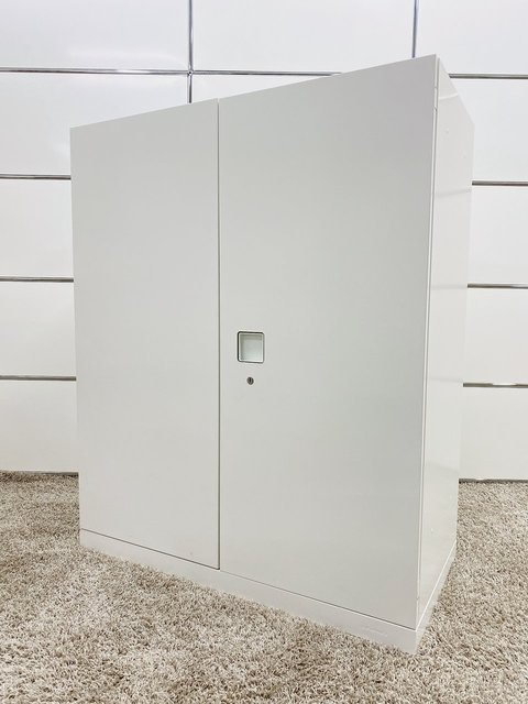 【中古】レクトライン   オカムラ（okamura） ローキャビネット／両開き