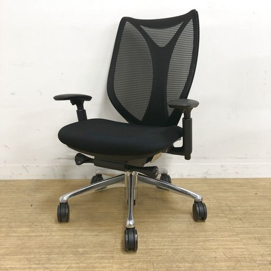 【中古】サブリナ   オカムラ（okamura） 肘付ハイバックチェア