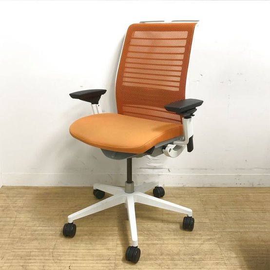 【中古】シンク2   Steelcase（スチールケース） 肘付ハイバックチェア
