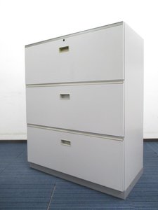 【オフィスの必需品】イトーキ製定番3段ラテラル書庫！オフィスの収納がらくになる！【1台限定入荷】
