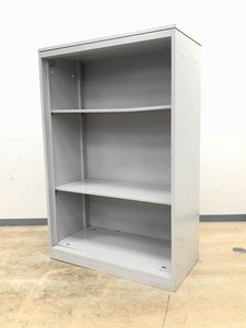 【⑥】【オカムラ】【42型】【オープン書庫】【ニューグレー】【棚】【ラック代わり】【ニューグレー】【天板付き】