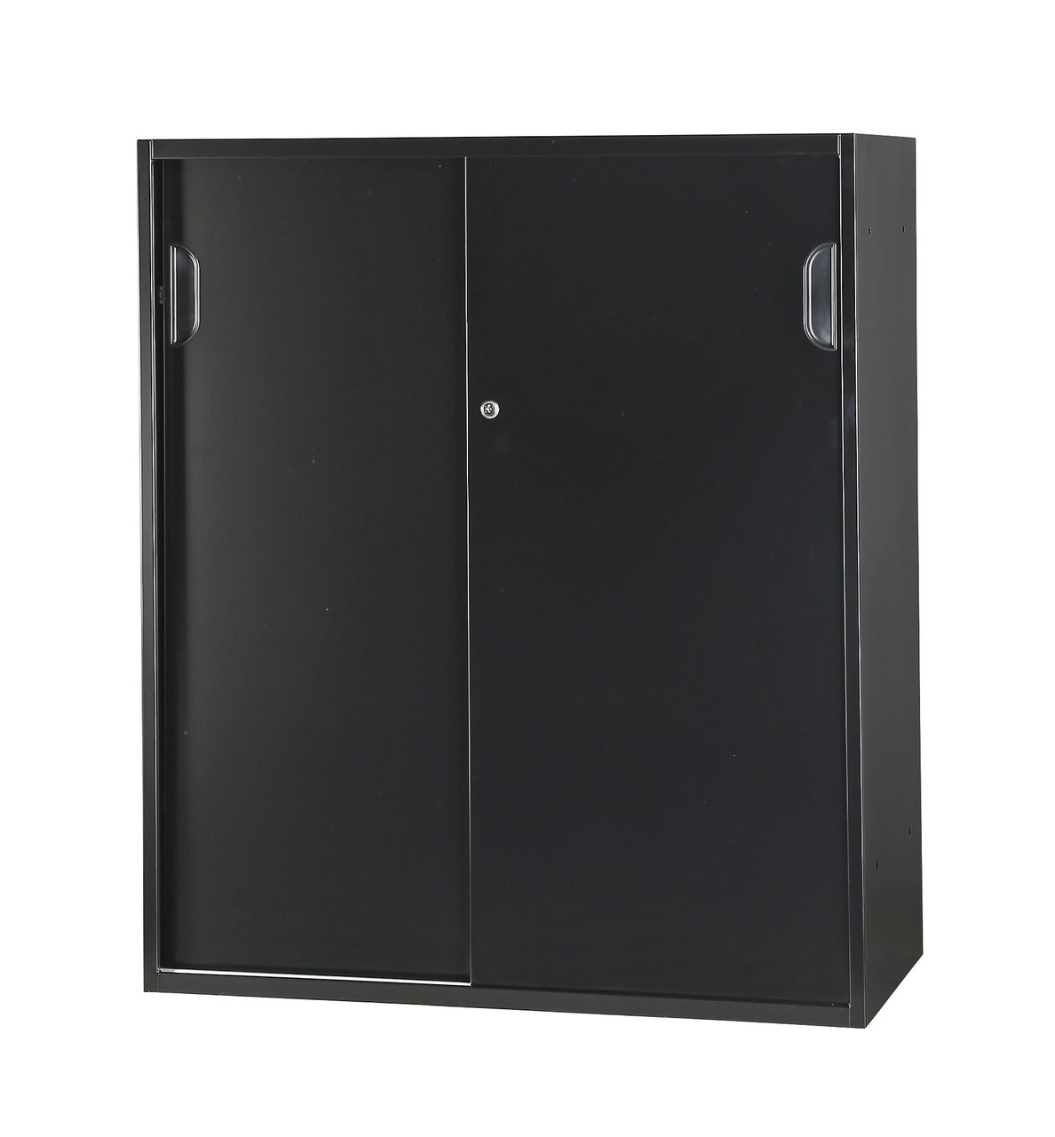 【収納家具】下置き/スチール2枚引き違い書庫【事務用品】【ブラック】
                        HOS
                                    新品
            