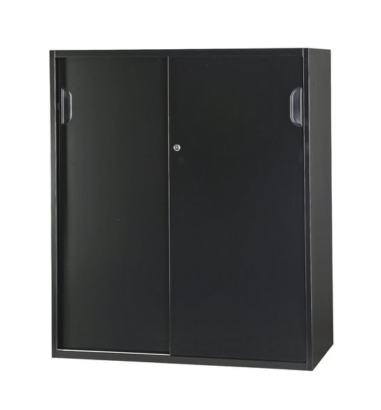 【新品】HOS HOS-HKSDN-B 豊国工業 ローキャビネット／引き違い