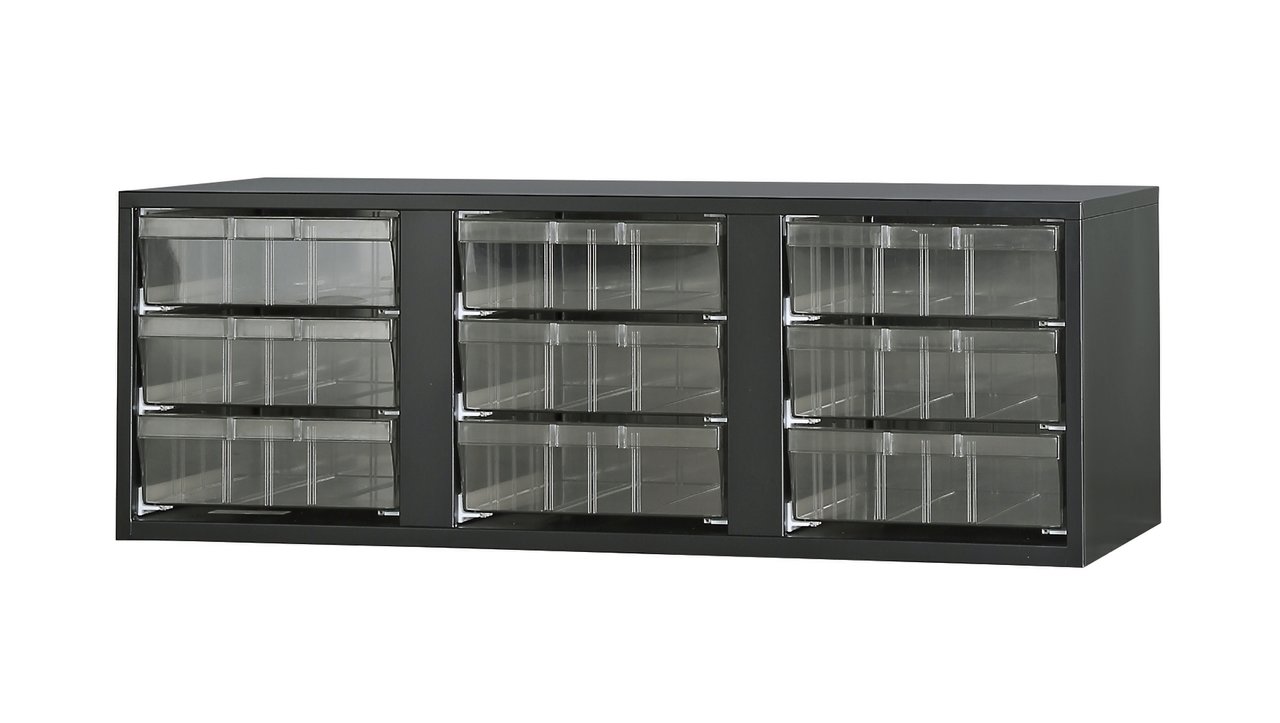 【収納家具】黒トレーA4浅3列5段/ビルトイン書庫【事務用品】【ブラック】
                        HOS
                                    新品
            