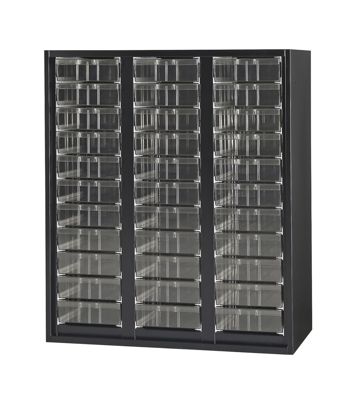 【収納家具】下置き/クリスタルトレー書庫(A4深型・3列11段)【事務用品】【ブラック】
                        HOS
                                    新品
            