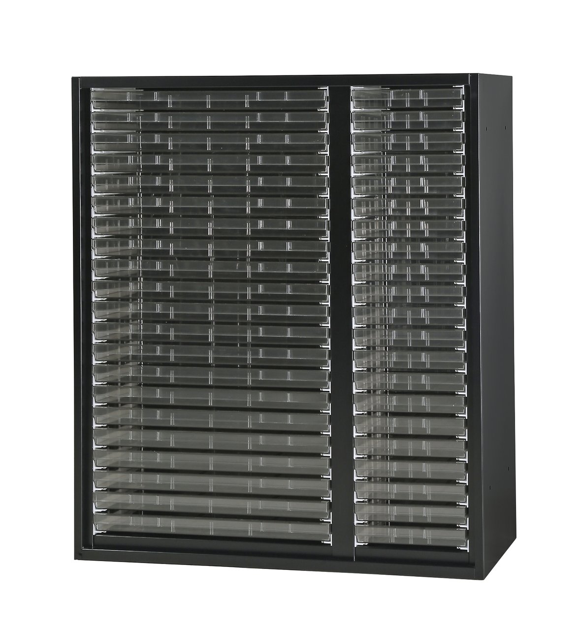 【収納家具】下置き/クリスタルトレー書庫(A3/A4浅型コンビ・21段)【事務用品】【ブラック】
                        HOS
                                    新品
            