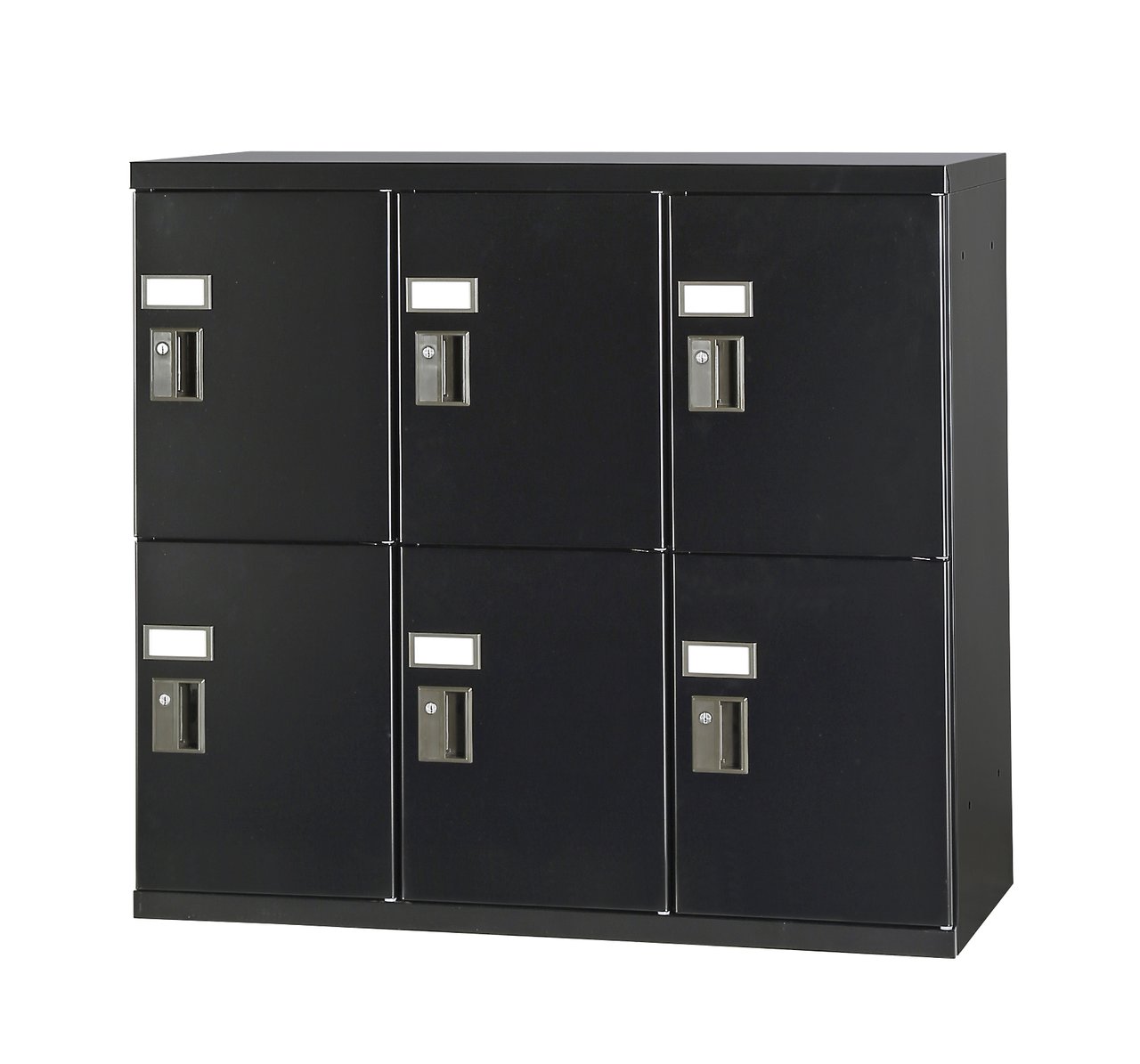 【収納家具】 コンビネーション収納/小物ロッカー3列2段・シリンダー錠【事務用品】【ブラック】
                        NHS
                                    新品
            